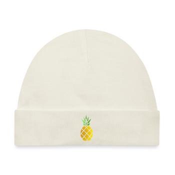 Ananas - Baby Premium Organic Mütze - Naturweiß - Vorne