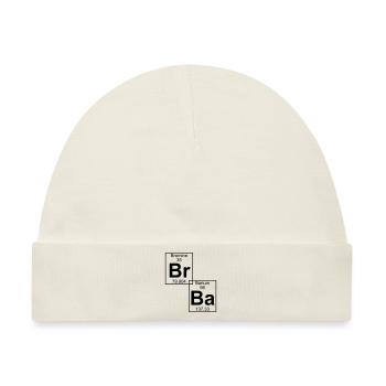 Br-Ba (brba) - Full - Baby Premium Organic Mütze - Naturweiß - Vorne