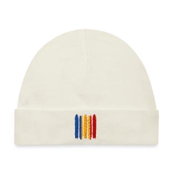 Trendy Tschad Modern Nationalfarben Geschenkidee - Baby Premium Organic Mütze - Naturweiß - Vorne