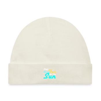 Sonne - Baby Premium Organic Mütze - Naturweiß - Vorne