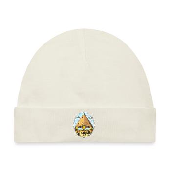 Ausländer-Raum Anunnaki UFO der ägyptischen Pyramiden - Baby Premium Organic Mütze - Naturweiß - Vorne