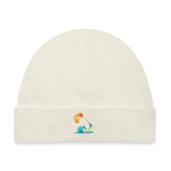 Surfen Surfer Surfbrett Surfergirl Geschenk - Baby Premium Organic Mütze - Naturweiß - Vorne
