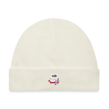 Einhorn Zweifel Lustig Unsicher Glauben Geschenk - Baby Premium Organic Mütze - Naturweiß - Vorne