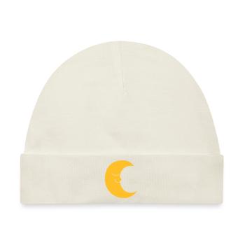 Moon Mond - Baby Premium Organic Mütze - Naturweiß - Vorne