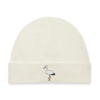 storch - Baby Premium Organic Mütze - Naturweiß - Vorne