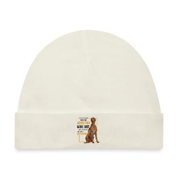 Windhund - Baby Premium Organic Mütze - Naturweiß - Vorne