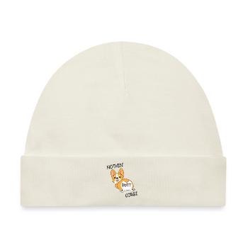 corgi - Baby Premium Organic Mütze - Naturweiß - Vorne