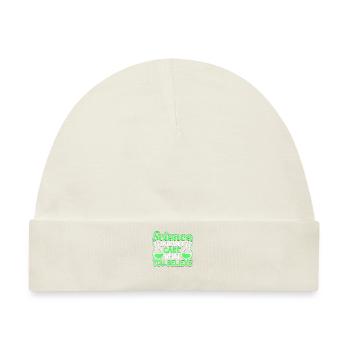 Science - Baby Premium Organic Mütze - Naturweiß - Vorne
