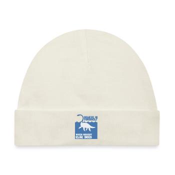 Lochness Nessie Schottland - Baby Premium Organic Mütze - Naturweiß - Vorne