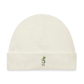 Gecko Motive Gekko Geschenkidee Geckos Echse Asien - Baby Premium Organic Mütze - Naturweiß - Vorne
