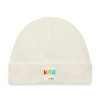 Kita 2020 Kindergartenkind Kita anfänger - Baby Premium Organic Mütze - Naturweiß - Vorne