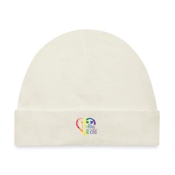 Be Kind - Baby Premium Organic Mütze - Naturweiß - Vorne