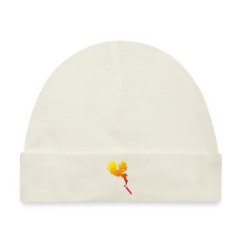 Pyro Rakete Geschenk für Bengalos & Silvester Fans - Baby Premium Organic Mütze - Naturweiß - Vorne