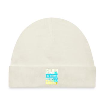 Ich bin in Rente - Baby Premium Organic Mütze - Naturweiß - Vorne