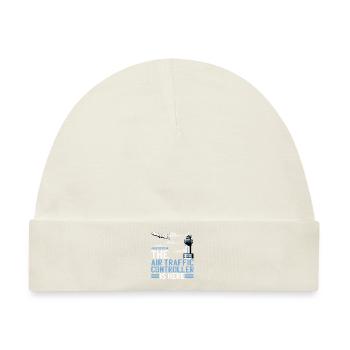Fluglotse Geschenk - Fluglotse - Baby Premium Organic Mütze - Naturweiß - Vorne