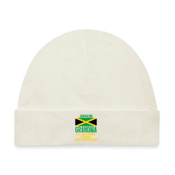 Muttertag der jamaikanischen Oma - Baby Premium Organic Mütze - Naturweiß - Vorne
