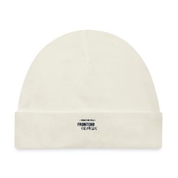 Trust Me I'm Frontend Developer Developer - Baby Premium Organic Mütze - Naturweiß - Vorne