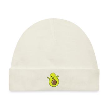 Avocado Geschenk Guakamole Liebe Avocados - Baby Premium Organic Mütze - Naturweiß - Vorne