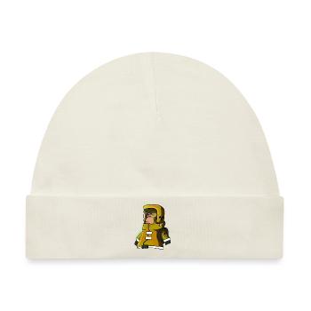 Monkeysta - Baby Premium Organic Mütze - Naturweiß - Vorne