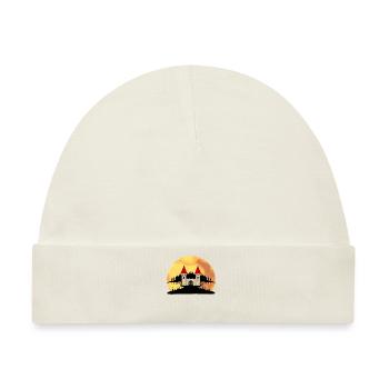 Mittelalter Burg Festung Natur Fantasy - Baby Premium Organic Mütze - Naturweiß - Vorne