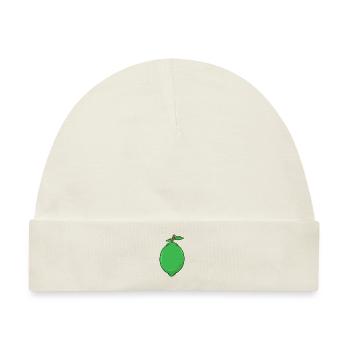 Limette - Baby Premium Organic Mütze - Naturweiß - Vorne