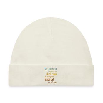 Metaphysik Phrasen Philosophie - Baby Premium Organic Mütze - Naturweiß - Vorne