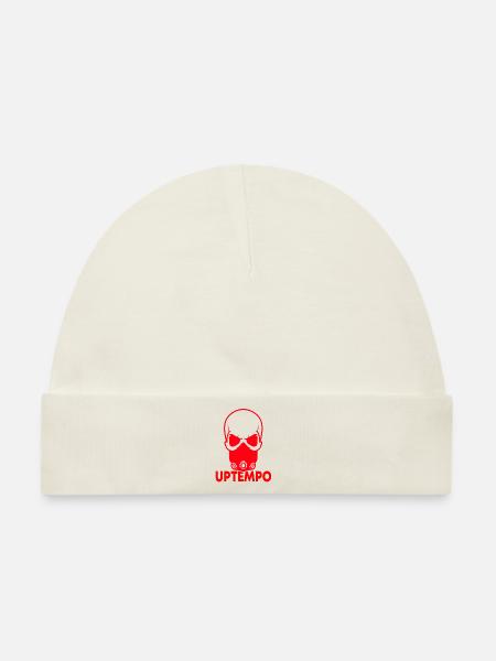 Festival Skull Uptempo Geschenk - Baby Premium Organic Mütze - Naturweiß