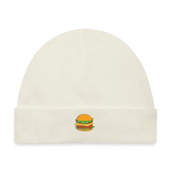 Burger - Baby Premium Organic Mütze - Naturweiß - Vorne