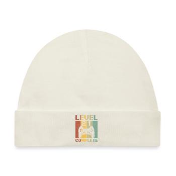 level 21 complete - Baby Premium Organic Mütze - Naturweiß - Vorne