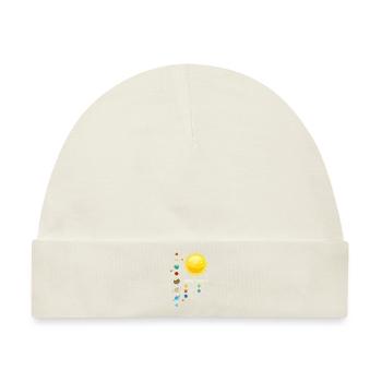 Solar System Kids and Adults Dwarf Planets Gift - Baby Premium Organic Mütze - Naturweiß - Vorne