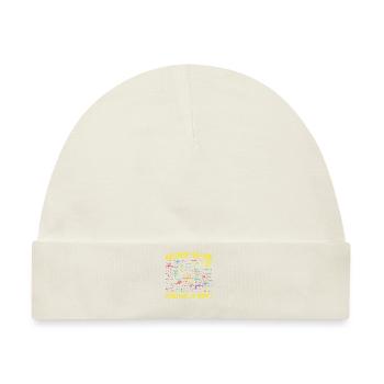 Lustiger Mathematik Algebra Spruch Mathe Formeln - Baby Premium Organic Mütze - Naturweiß - Vorne