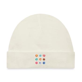 Solar System - Cute Planets - Planet - Galaxy - Baby Premium Organic Mütze - Naturweiß - Vorne