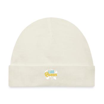 Labor Königin Labortechniker Labor-Wissenschaftler - Baby Premium Organic Mütze - Naturweiß - Vorne