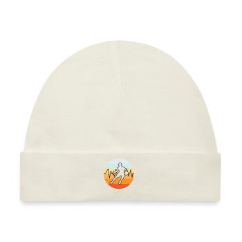 Basketball Basketballer Vintage - Baby Premium Organic Mütze - Naturweiß - Vorne