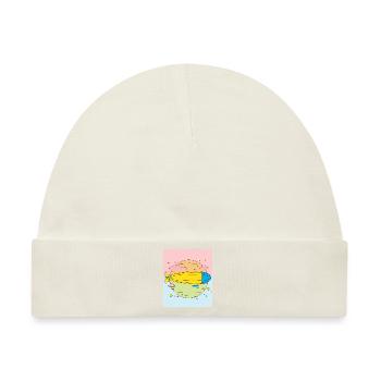 Retro Vintage Zeppelin Fliegen - Baby Premium Organic Mütze - Naturweiß - Vorne