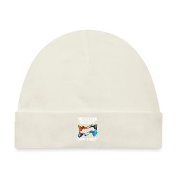 Menschen Fische Guppy Aquarium - Baby Premium Organic Mütze - Naturweiß - Vorne
