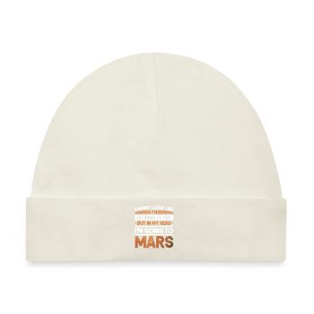 Mars - Baby Premium Organic Mütze - Naturweiß - Vorne