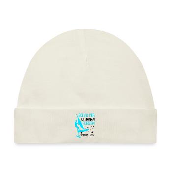 Windsurfen mit Foil Foilsurfen - Baby Premium Organic Mütze - Naturweiß - Vorne