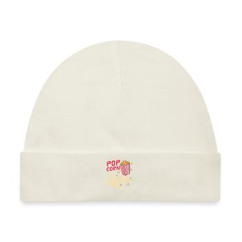 Popcorn - Baby Premium Organic Mütze - Naturweiß - Vorne