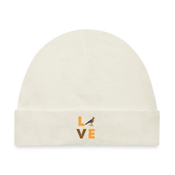 Finken Vogelbesitzer Vogel Haustier Vögel Finke - Baby Premium Organic Mütze - Naturweiß - Vorne