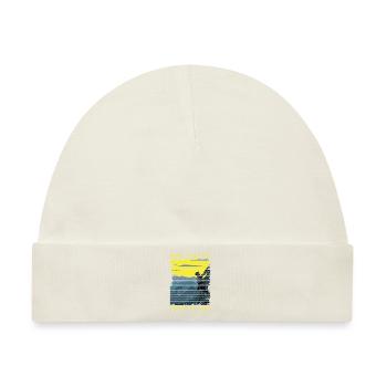 Rock Climbing Climber Born Climb - Baby Premium Organic Mütze - Naturweiß - Vorne