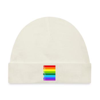 LGBTQIA Plus - Baby Premium Organic Mütze - Naturweiß - Vorne