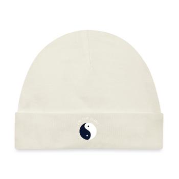 Yin und Yang - Baby Premium Organic Mütze - Naturweiß - Vorne