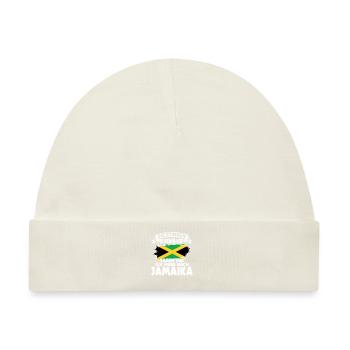 Jamaikaner Raggae Jamaika - Baby Premium Organic Mütze - Naturweiß - Vorne