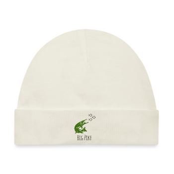 Big Pike - Baby Premium Organic Mütze - Naturweiß - Vorne