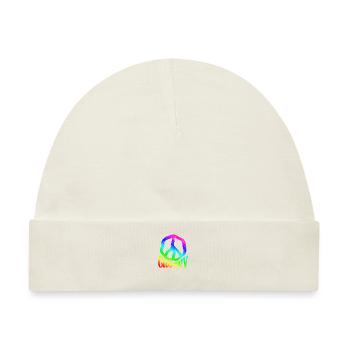 Hippie - Baby Premium Organic Mütze - Naturweiß - Vorne