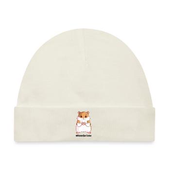 Hamster - Baby Premium Organic Mütze - Naturweiß - Vorne