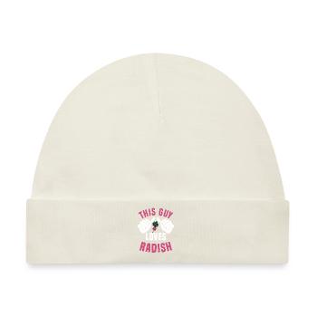 Radieschen Liebhaber - Baby Premium Organic Mütze - Naturweiß - Vorne