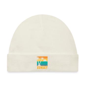 Sunset Retro Style - Baby Premium Organic Mütze - Naturweiß - Vorne