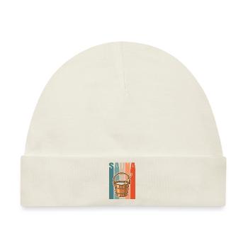 Sauna - Baby Premium Organic Mütze - Naturweiß - Vorne